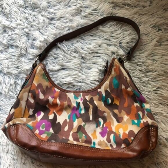 St. John’s Bay Colorful Artsy Multicolor Leopard Print Shoulder Bag Purse - Picture 8 of 8